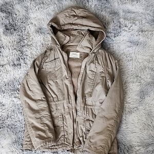 Cute fleece cargo Jacket